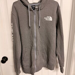 The North Face Charcoal Full-Zip Hoodie